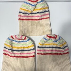 Primary Multicolor Striped Kids Hat